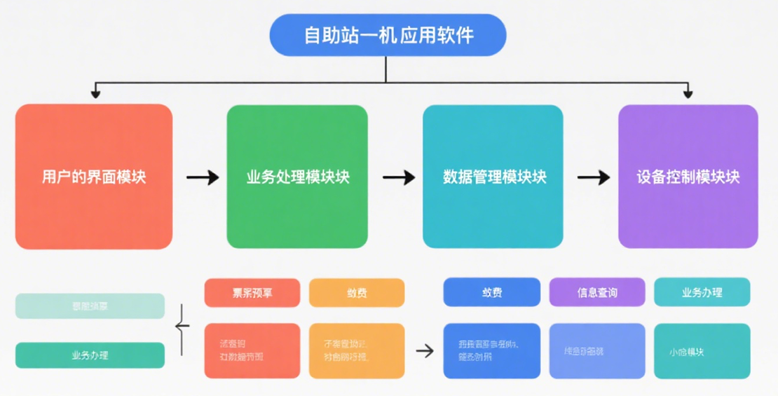 软件功能模块架构图