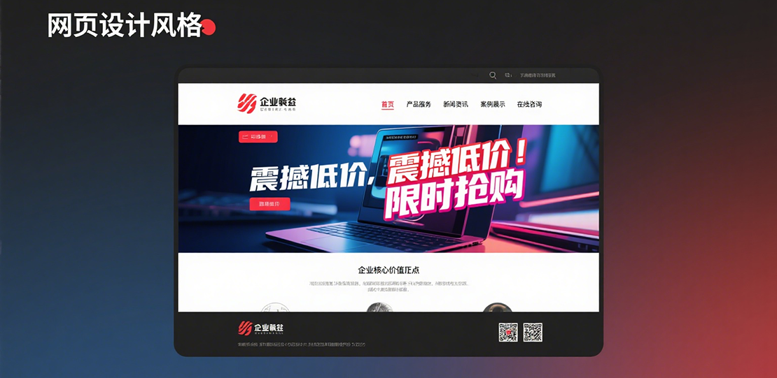 营销网站首页设计图 营销网站首页设计图