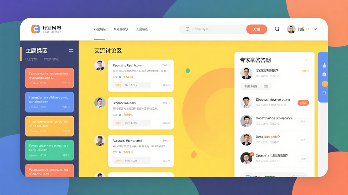 交流论坛板块界面图 交流论坛板块界面图
