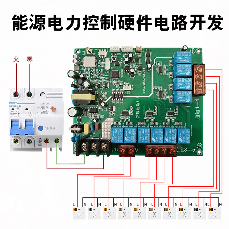 聚焦能源电力：充电桩及太阳能硬件电路控制板定制开发全方案